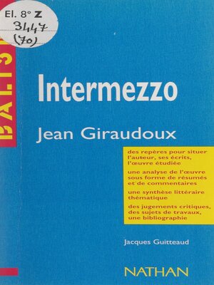 cover image of Intermezzo